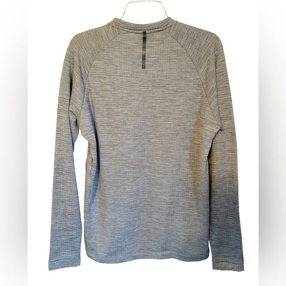 NWT Skora Qwick-Dry Run Real Long  Sleeve Shirt Adult Med Grey - Picture 2 of 14